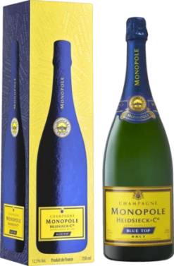Champagne Heidsieck Monopole Blue Top Brut, Champagne AC, Geschenketui, Magnum