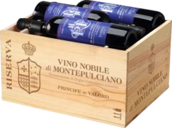 Principe Di Valoro Vino Nobile Vecchie Viti Montepulciano DOCG Riserva, 6 Flaskor I Trälåda