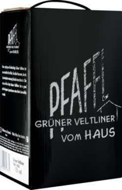 Pfaffl Grüner Veltliner Vom Haus Trocken, Niederösterreich, Bag In Box 3L