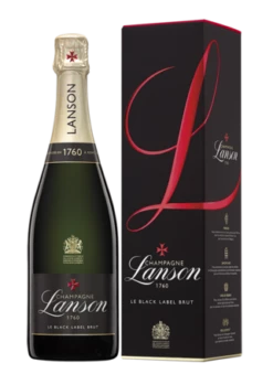 Champagne Lanson Black Label Brut, Champagne AC, Geschenketui